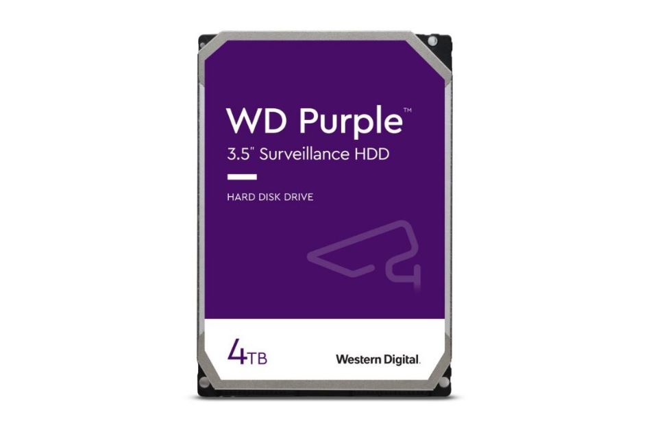 Твърд диск WD Purple Surveillance 4TB 3.5" 5400rpm 256MB SATA3 6Gb/s - WD43PURZ