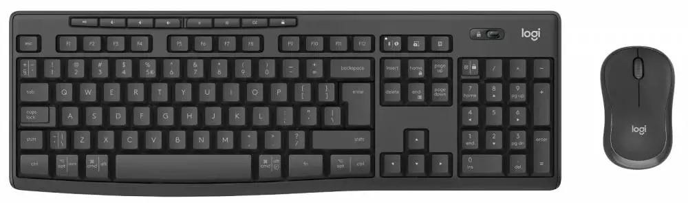 Клавиатура с мишка Logitech MK370 Wireless Combo for Business Graphite US - 920-012077