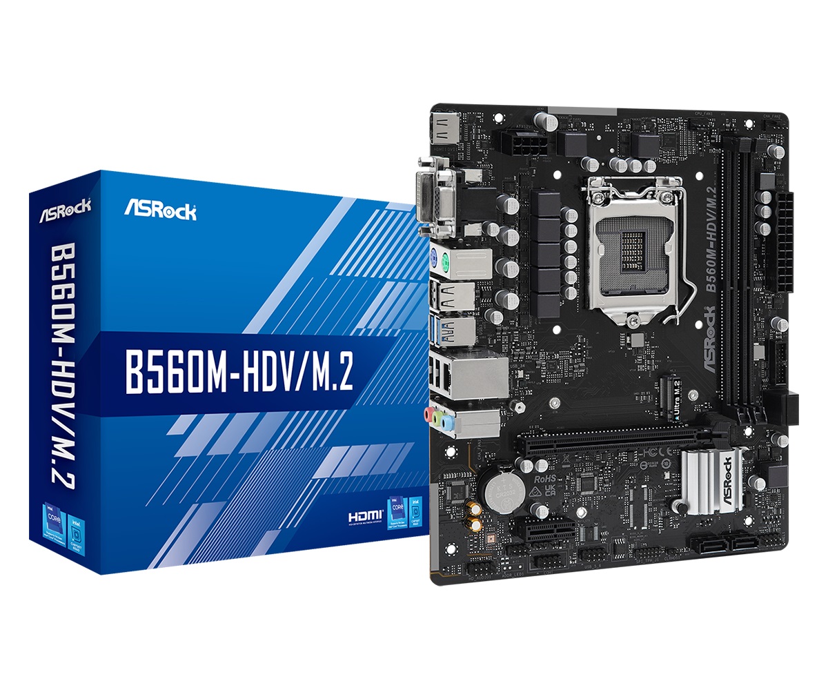Дънна платка Asrock B560M-HDV/M.2 LGA1200