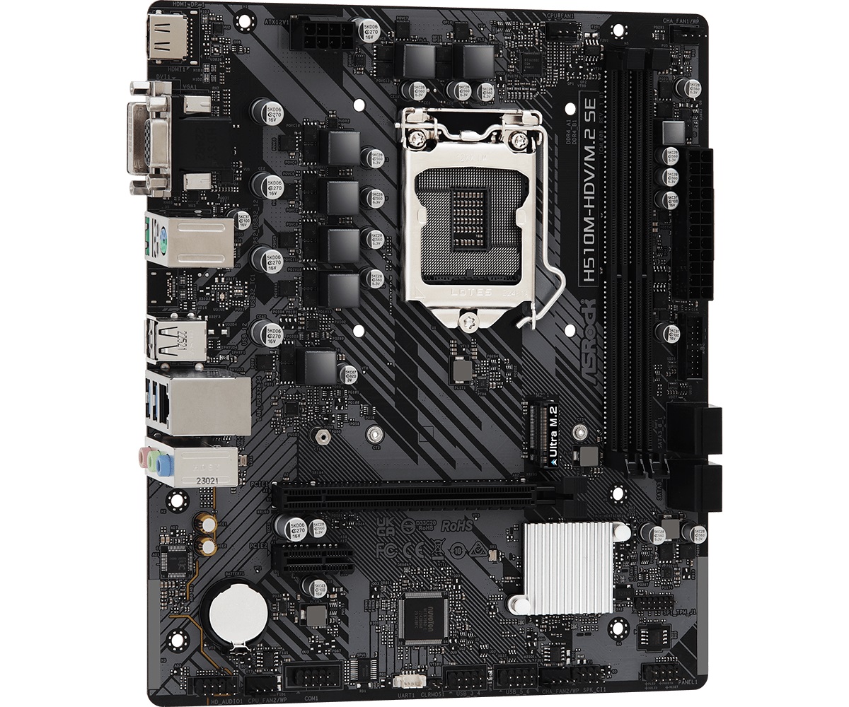 Дънна платка Asrock H510M-HDV/M.2 SE LGA1200