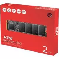 Диск SSD Adata XPG SX6000 Pro 2TB M.2 2280 NVMe PCIe Gen3x4 - ASX6000PNP-2TT-C