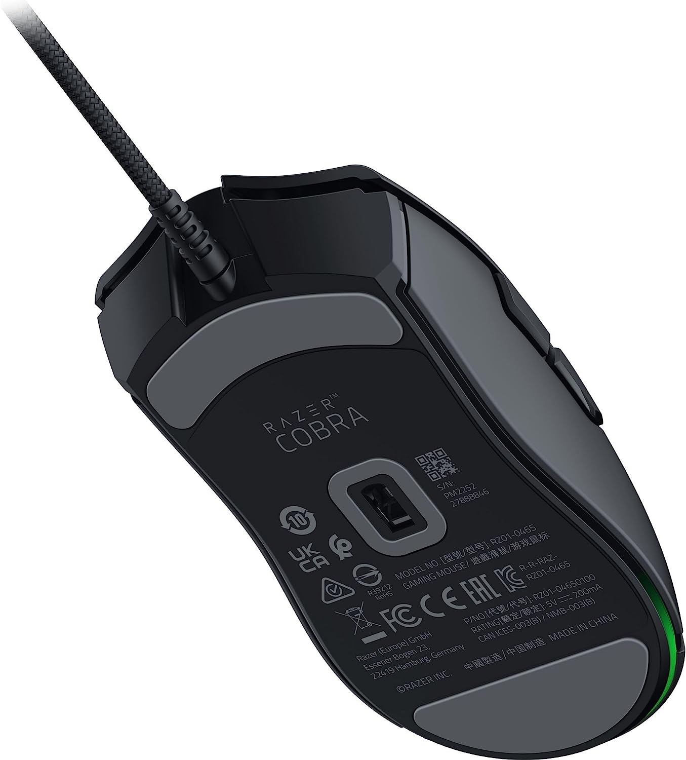 Геймърска мишка Razer Cobra Gaming Optical Mouse Switches Gen-3 Chroma - RZ01-04650100-R3M1 