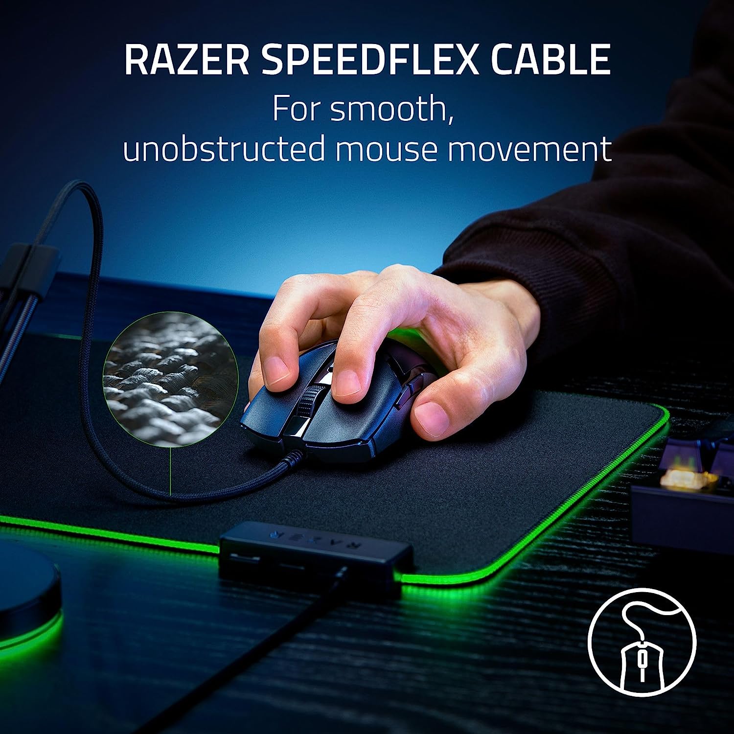 Геймърска мишка Razer Cobra Gaming Optical Mouse Switches Gen-3 Chroma - RZ01-04650100-R3M1 