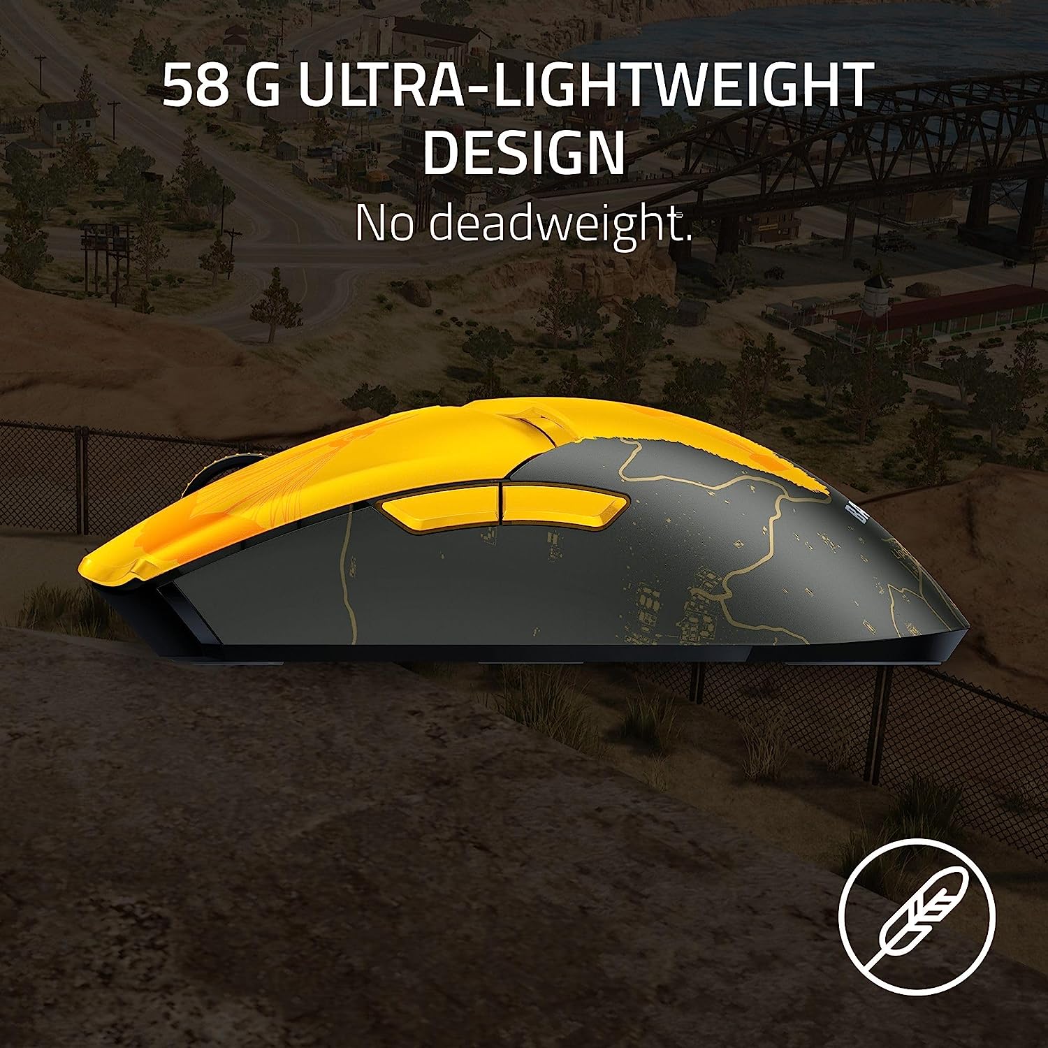 Геймърска мишка Razer Viper V2 Pro PUBG Gaming Wireless Mouse - RZ01-04390600-R3M1