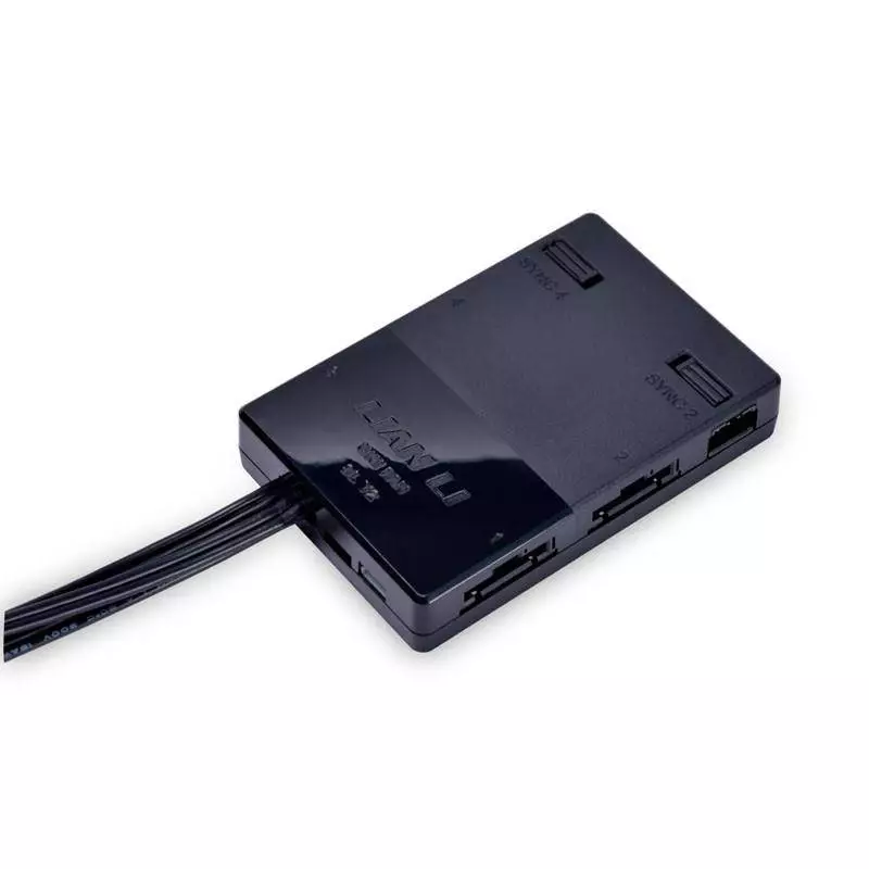 Вентилатори Lian-Li UNI SL120 V2 RGB PWM, Три броя в комплект, Включен контролер, Бял