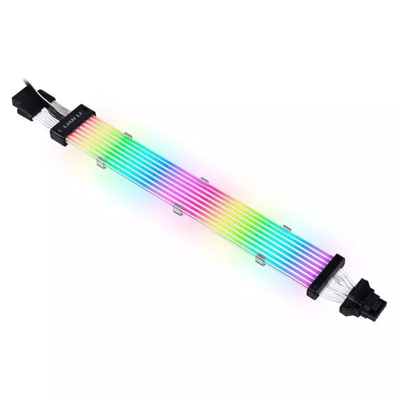 Удължителен RGB кабел Lian-Li Strimer Plus V2, 16-Pin - 12VHPWR за RTX 40-та серия, 108 LED