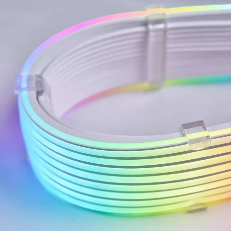 Удължителен RGB кабел Lian-Li Strimer Plus V2, 16-Pin - 12VHPWR за RTX 40-та серия, 108 LED