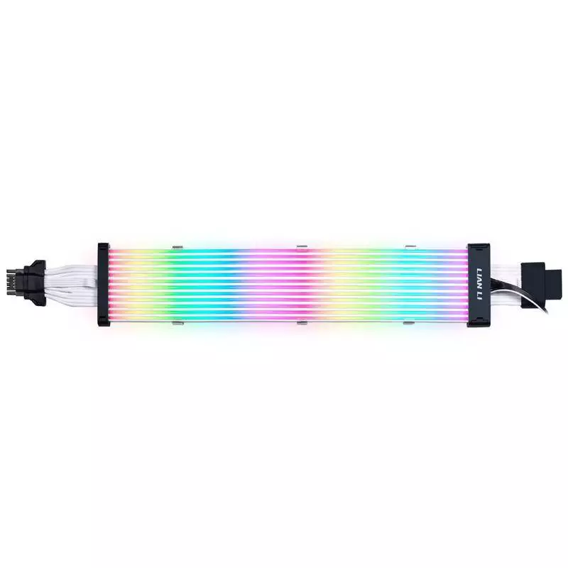 Удължителен RGB кабел Lian-Li Strimer Plus V2, 16-Pin - 12VHPWR за RTX 40-та серия, 168 LED