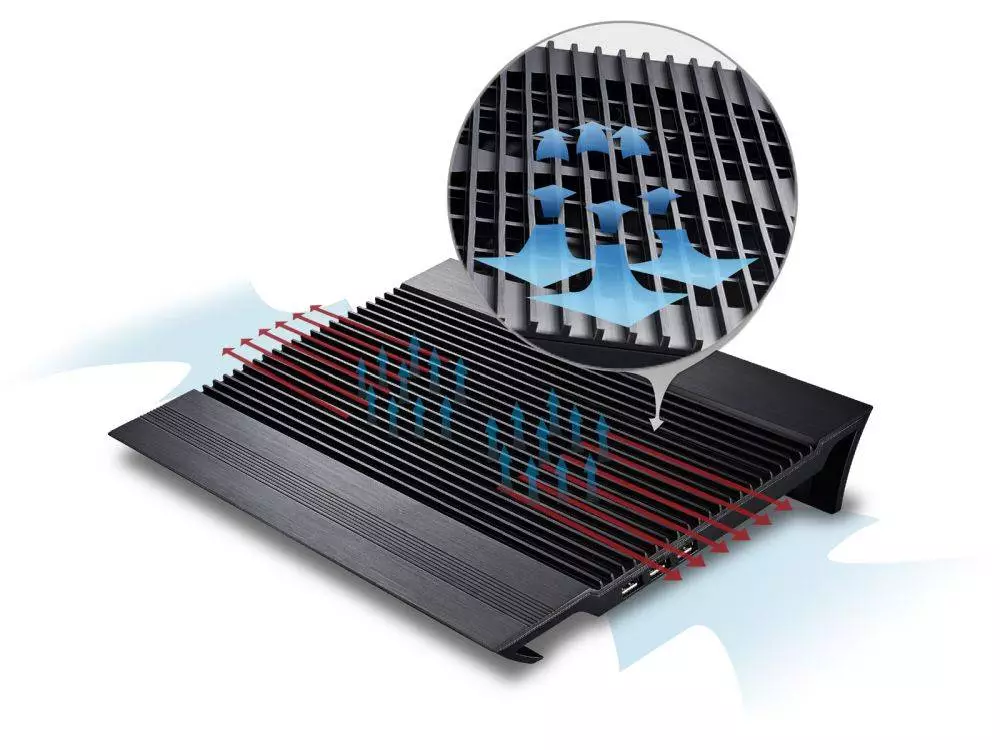 DeepCool Охлаждане за лаптоп Notebook Cooler N8 17" - Aluminium - Black