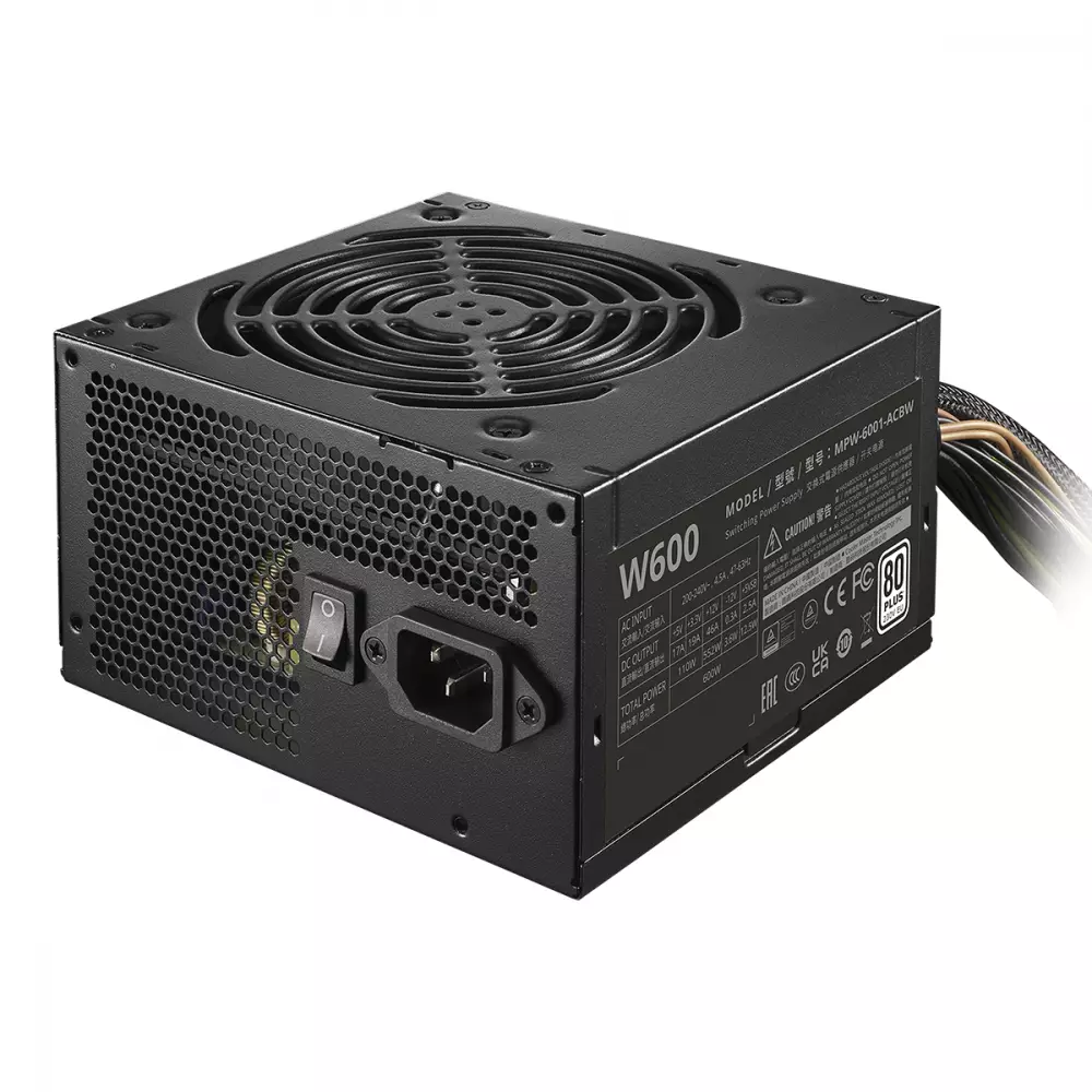 Захранване Cooler Master Elite Nex 600W 230V, 80 Plus White PSU - MPW-6001-ACBW-BEU
