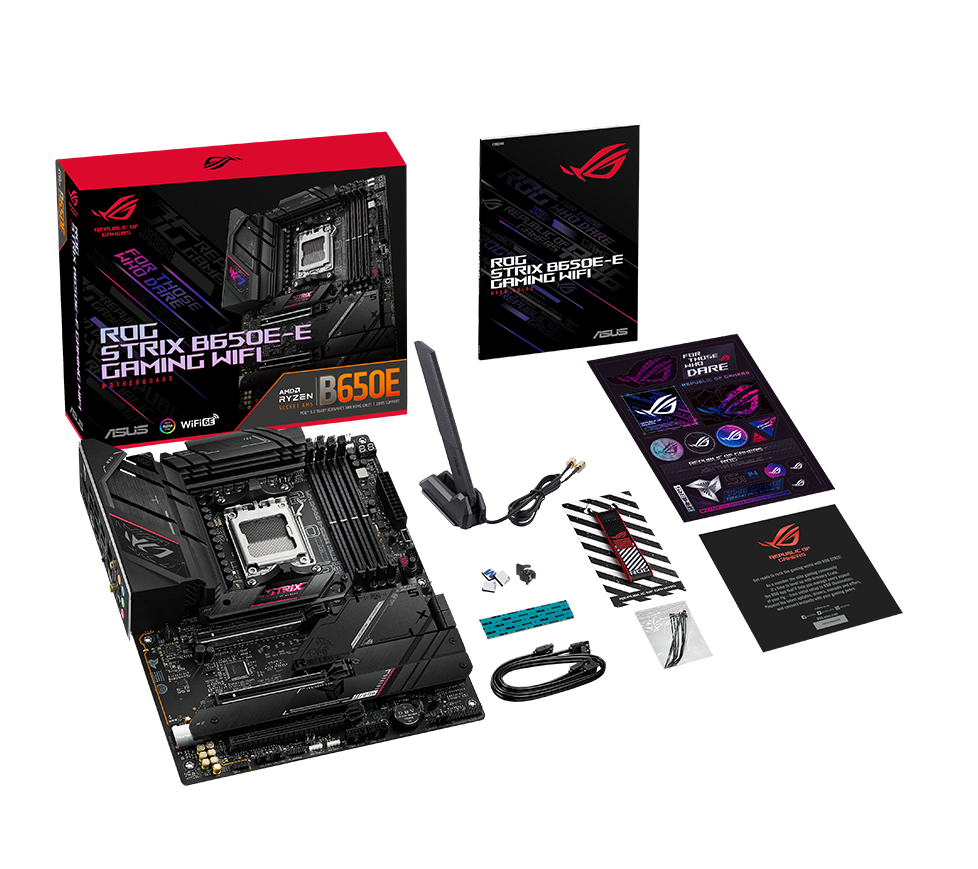 Дънна платка ASUS ROG STRIX B650E-E GAMING WIFI 6E AM5