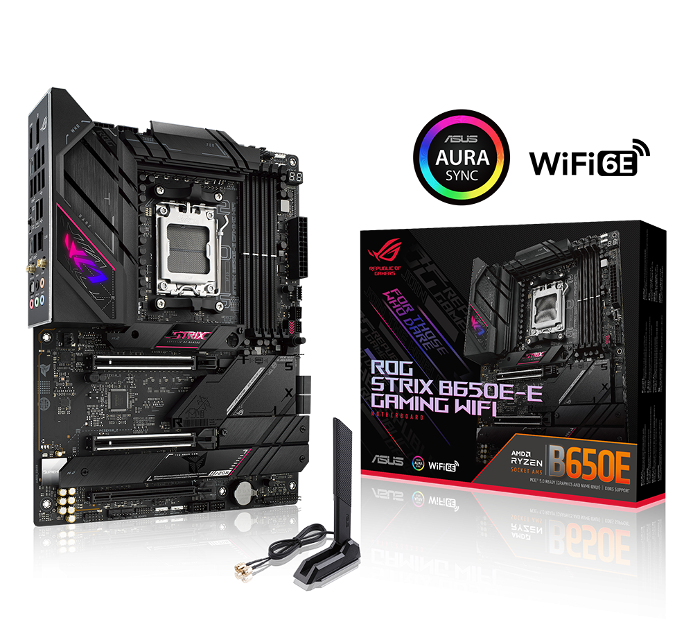 Дънна платка ASUS ROG STRIX B650E-E GAMING WIFI 6E AM5