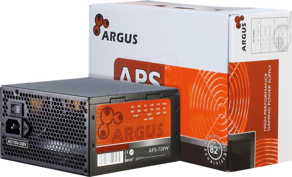 Захранване Inter Tech Argus APS-720W, 720W, ATX, 80 Plus PSU