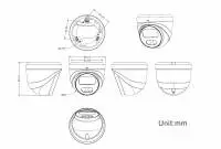 Longse охранителна камера IP Camera Dome - CMSBFG400 - 4MP, Mic, PoE, 2.8mm