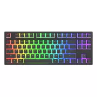 Геймърскa механична клавиатура Dark Project KD87A Black TKL - Gateron Optical Red 2.0 Switch, RGB