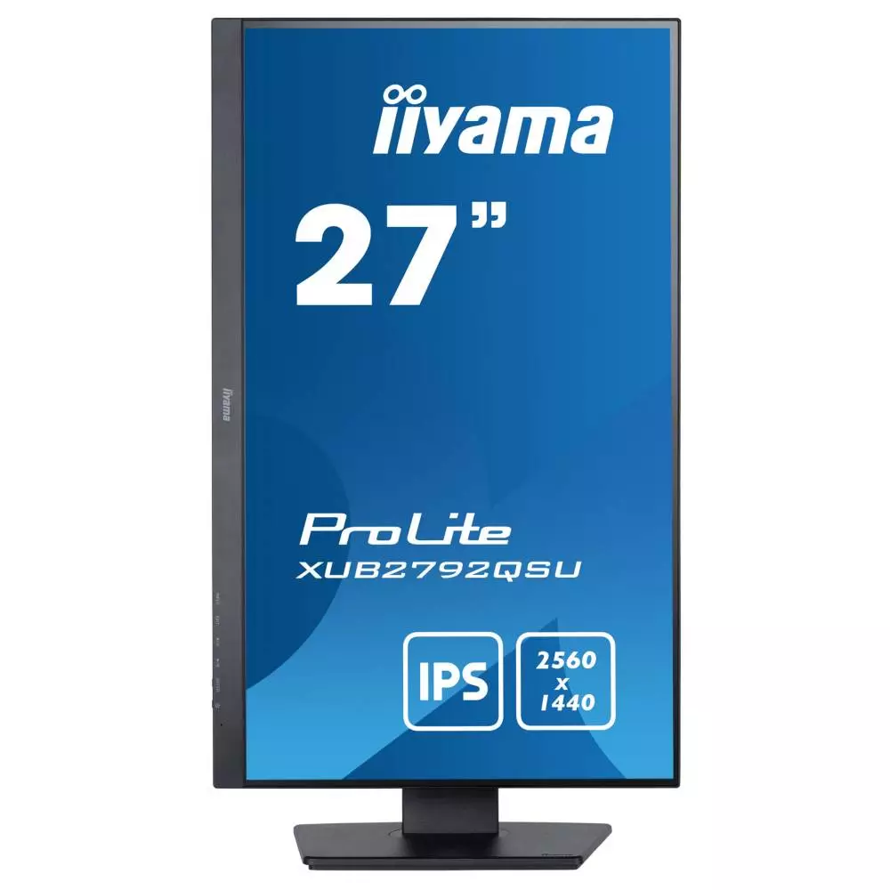 Монитор IIYAMA XUB2792QSU-B5, 27", IPS, QHD 2560x1440, 75Hz, 5ms, 99% sRGB, USB, AMD FreeSync