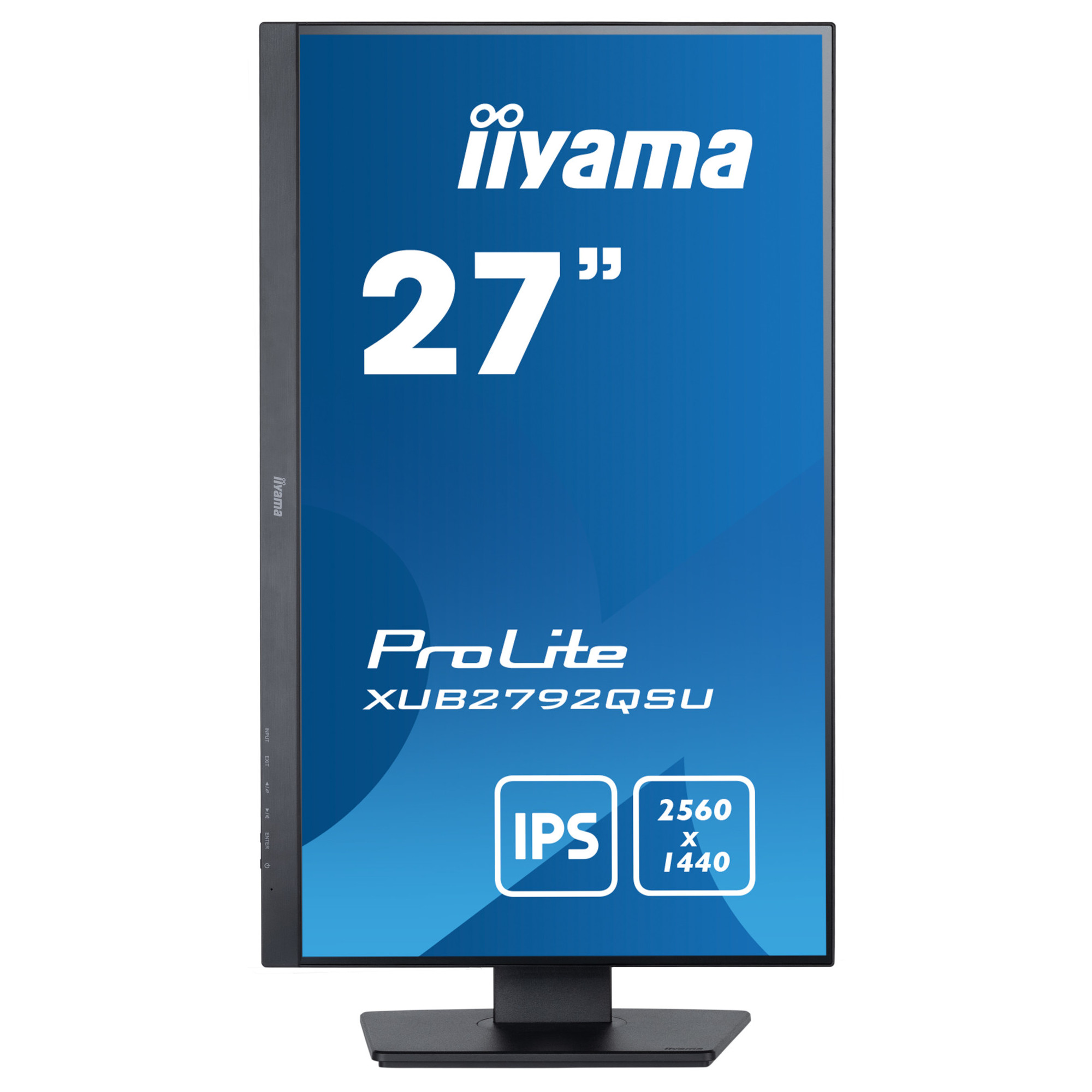 Монитор IIYAMA XUB2792QSU-B5, 27", IPS, QHD 2560x1440, 75Hz, 5ms, 99% sRGB, USB, AMD FreeSync