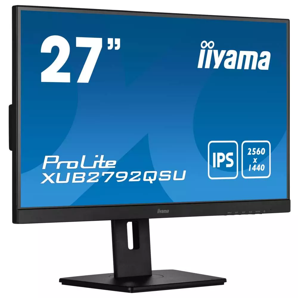 Монитор IIYAMA XUB2792QSU-B5, 27", IPS, QHD 2560x1440, 75Hz, 5ms, 99% sRGB, USB, AMD FreeSync