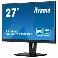 Монитор IIYAMA XUB2792QSU-B5, 27", IPS, QHD 2560x1440, 75Hz, 5ms, 99% sRGB, USB, AMD FreeSync
