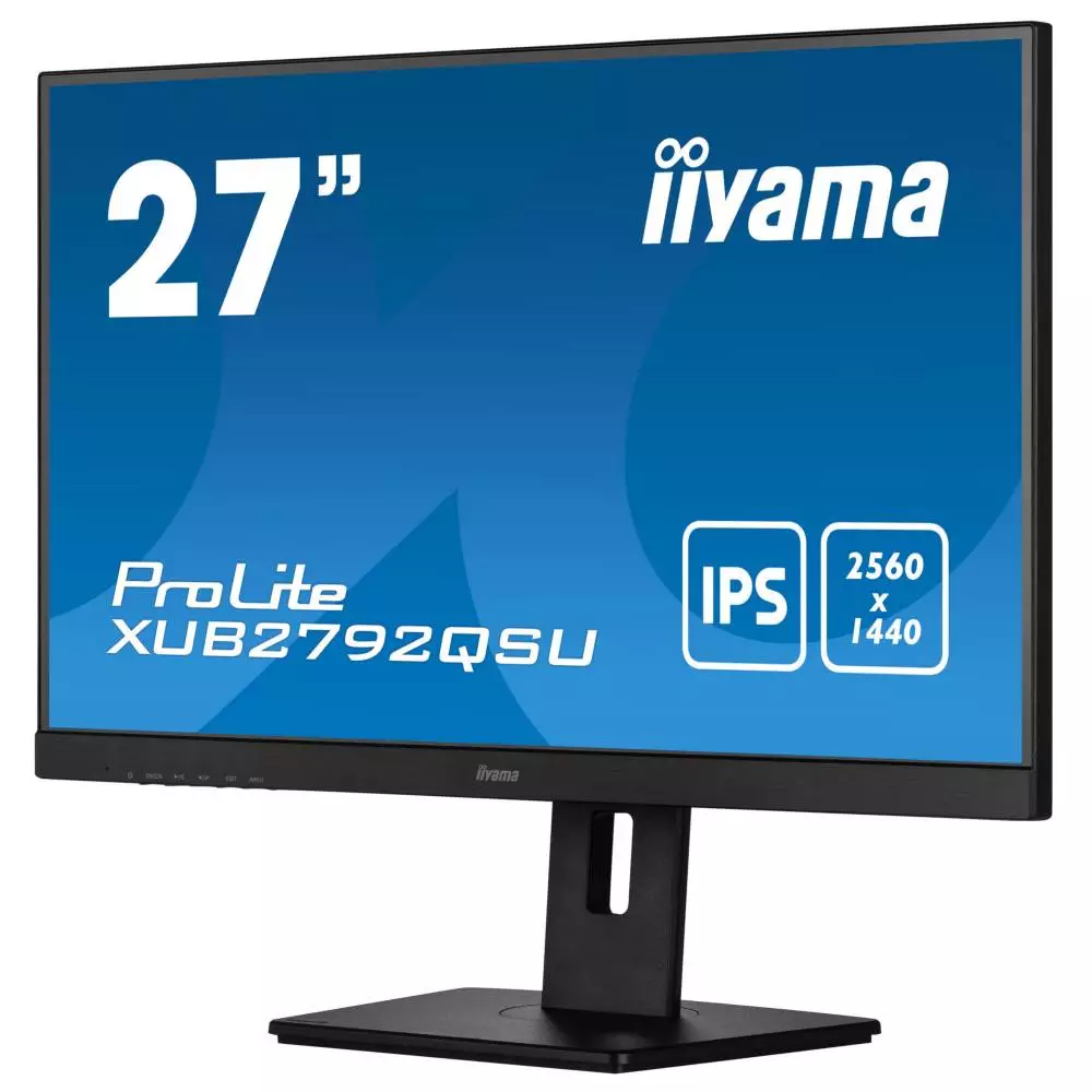 Монитор IIYAMA XUB2792QSU-B5, 27", IPS, QHD 2560x1440, 75Hz, 5ms, 99% sRGB, USB, AMD FreeSync