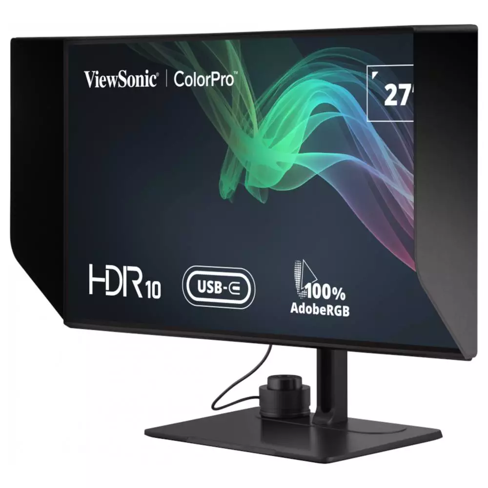 Монитор ViewSonic VP2786-4K, 27", IPS, 4K UHD 3840x2160, 60Hz, 5ms, HDR, 10-bit color, HDM, USB-C