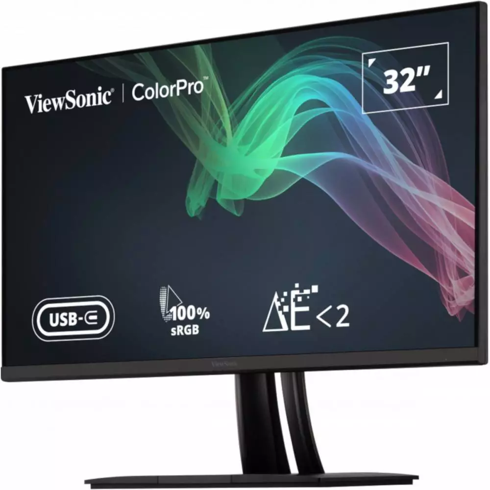 Монитор ViewSonic VP3256-4K, 31.5", IPS, 4K UHD 3840x2160, 60Hz, 5ms, USB-Type C