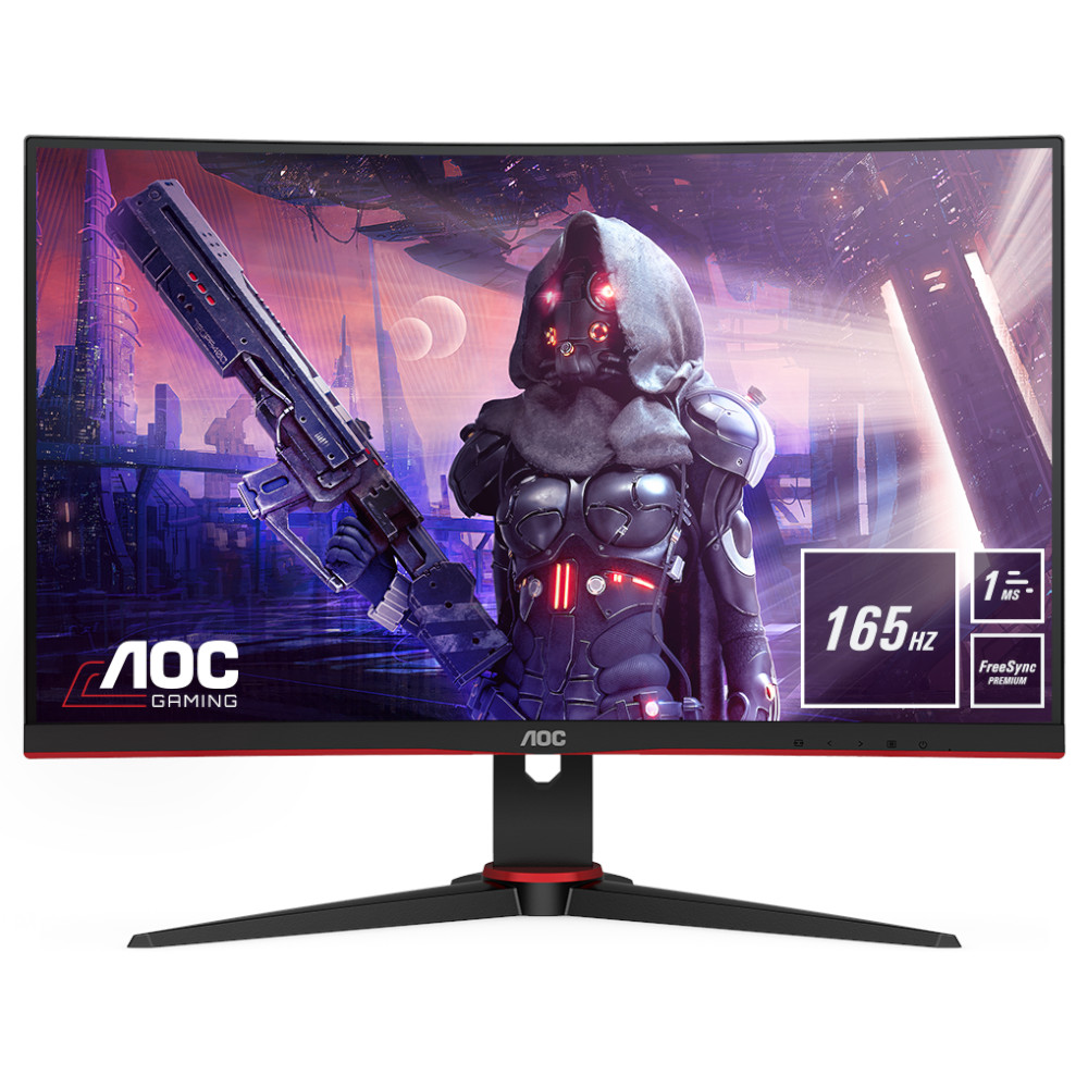 Монитор AOC CQ32G2SE/BK, 32", VA, QHD 2560x1440, 165Hz, 1ms, AMD FreeSync Premium