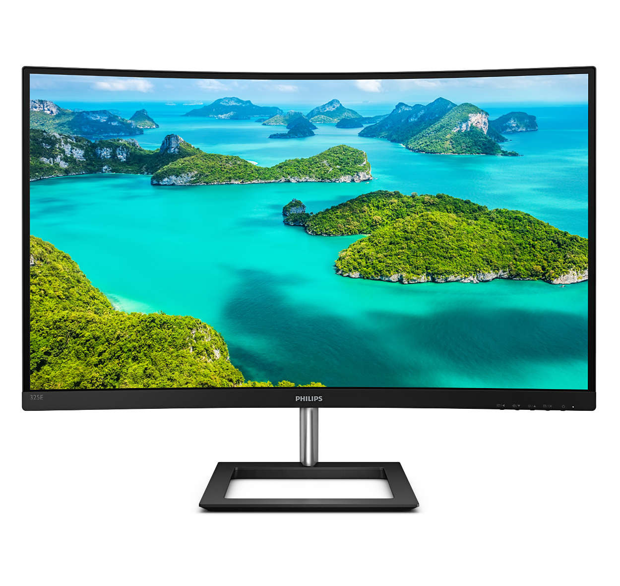 Монитор Philips 325E1C/00, 31.5", VA, QHD 2560x1400, 75Hz, 4ms, DP, HDMI, VGA