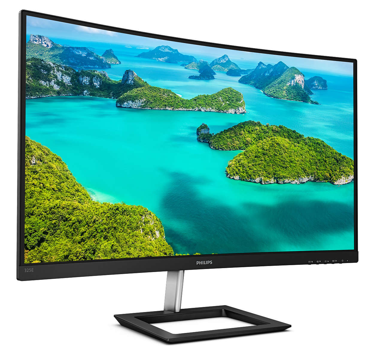 Монитор Philips 325E1C/00, 31.5", VA, QHD 2560x1400, 75Hz, 4ms, DP, HDMI, VGA