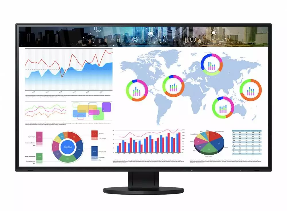 Монитор EIZO EV3285-WT, 31.5", IPS, 4K UHD 3840x2160, 60Hz, 5ms, USB Type-C, HDMI, DP, White