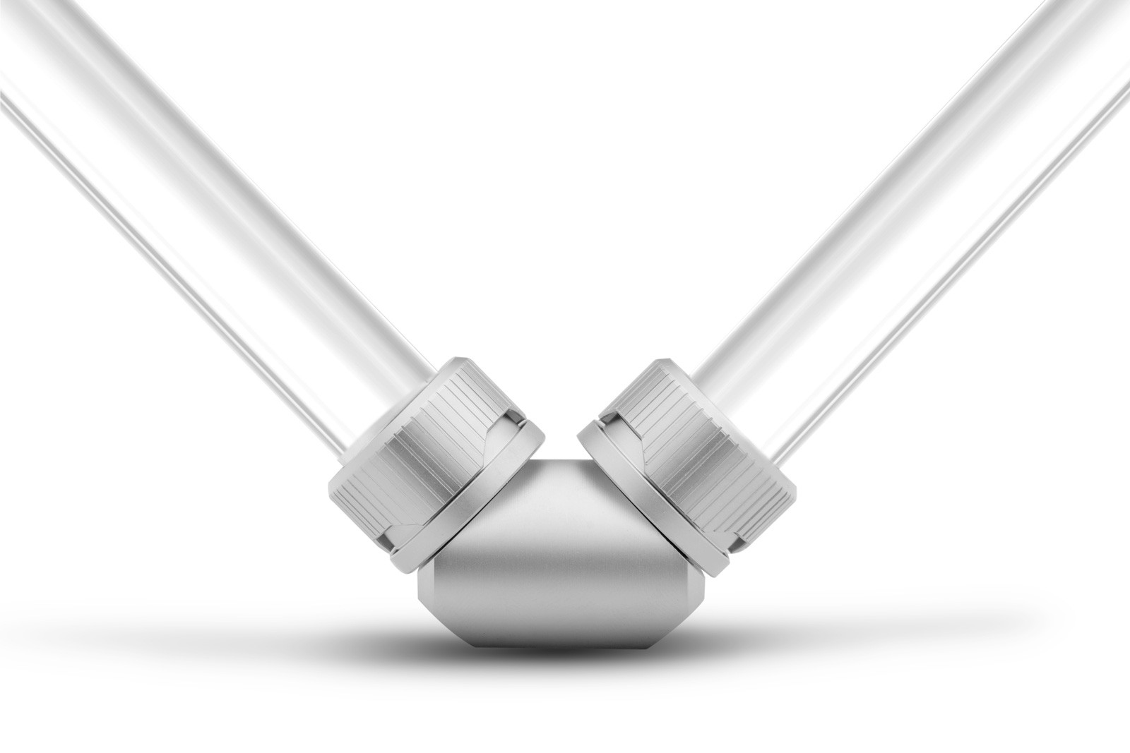 Фитинг EK-Quantum Torque Static FF 90° - Satin Titanium