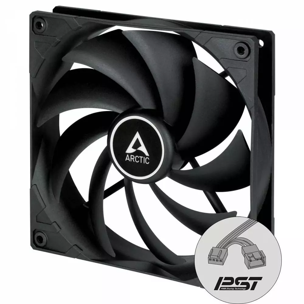Вентилатор Arctic Fan F14 PWM PST CO (black) - 140mm 2Ball 200-1350rpm