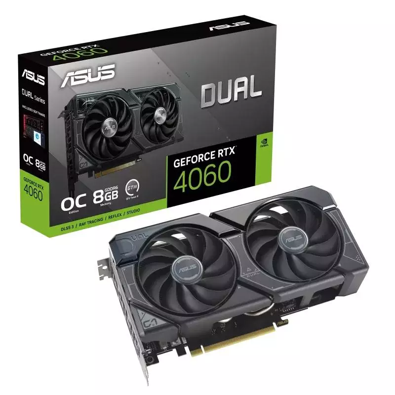 Видео карта ASUS Dual GeForce RTX 4060 OC Edition 8GB GDDR6 
