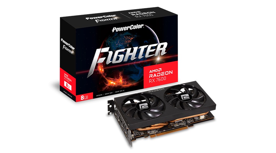 Видео карта PowerColor AMD Radeon RX 7600 Fighter 8GB GDDR6