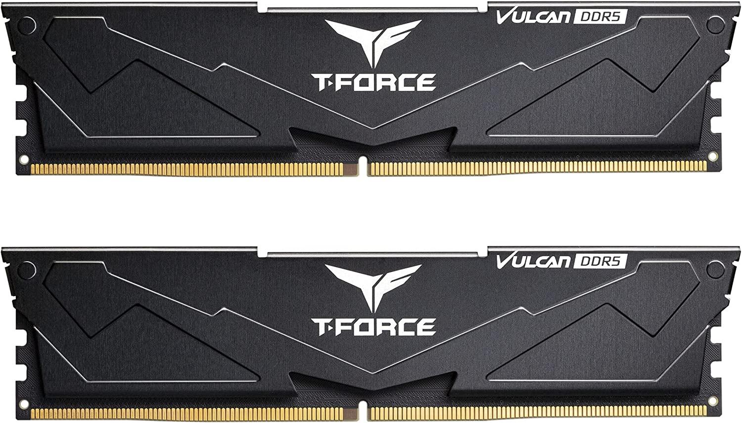 Памет Team Group T-Force Vulcan DDR5 32GB (2x16GB) 6000MHz CL38 - FLBD532G6000HC38ADC01