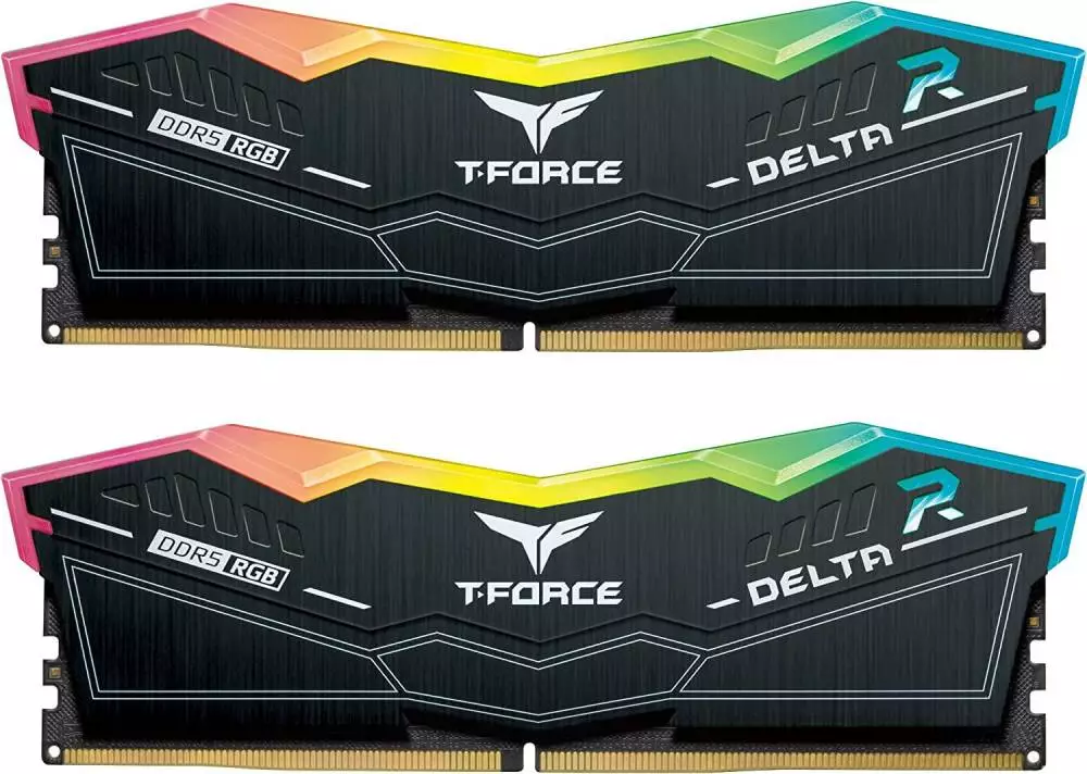 Памет Team Group T-Force Delta RGB DDR5 32GB (2x16GB) 6000MHz CL40 - FF3D532G6000HC38ADC01