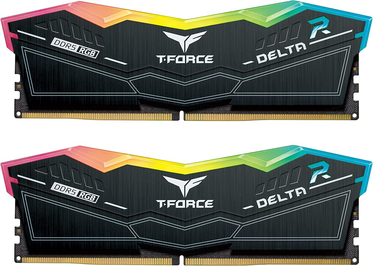 Памет Team Group T-Force Delta RGB DDR5 32GB (2x16GB) 6000MHz CL40 - FF3D532G6000HC38ADC01