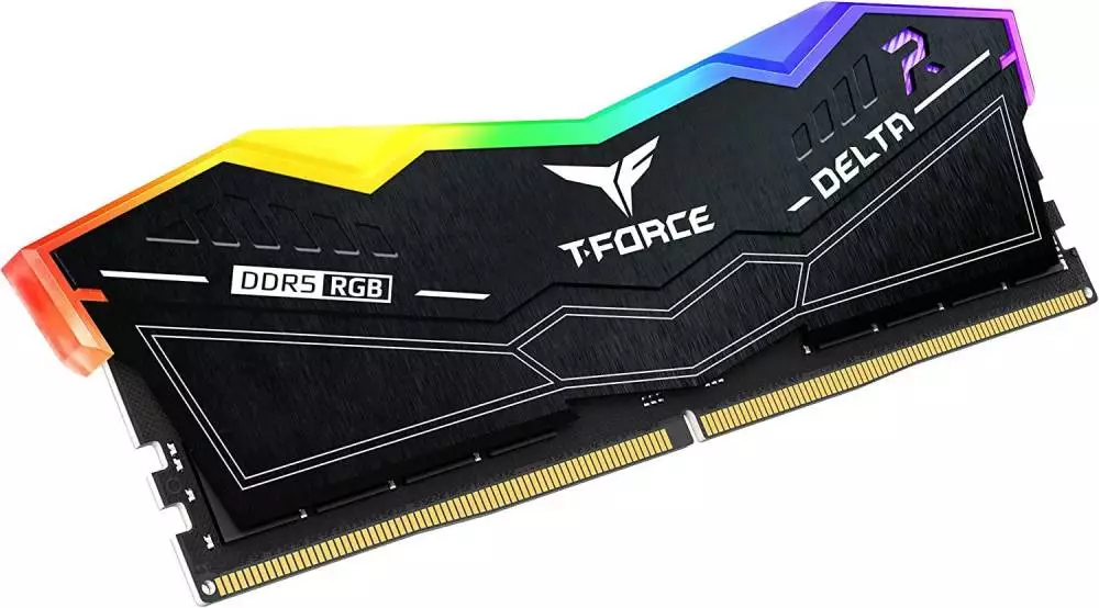 Памет Team Group T-Force Delta RGB DDR5 32GB (2x16GB) 6000MHz CL40 - FF3D532G6000HC38ADC01