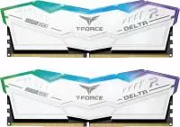 Памет Team Group T-Force Delta RGB White DDR5 32GB (2x16GB) 6000MHz CL38 - FF4D532G6000HC38ADC01