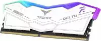 Памет Team Group T-Force Delta RGB White DDR5 32GB (2x16GB) 6000MHz CL38 - FF4D532G6000HC38ADC01