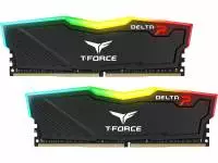 Памет Team Group T-Force Delta RGB Black DDR4 16GB (2x8GB) 3200MHz CL16 - TF3D416G3200HC16FDC01