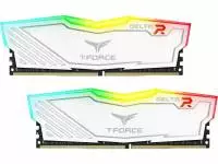 Памет Team Group T-Force Delta RGB White DDR4 16GB (2x8GB) 3200MHz CL16 - TF4D416G3200HC16FDC01