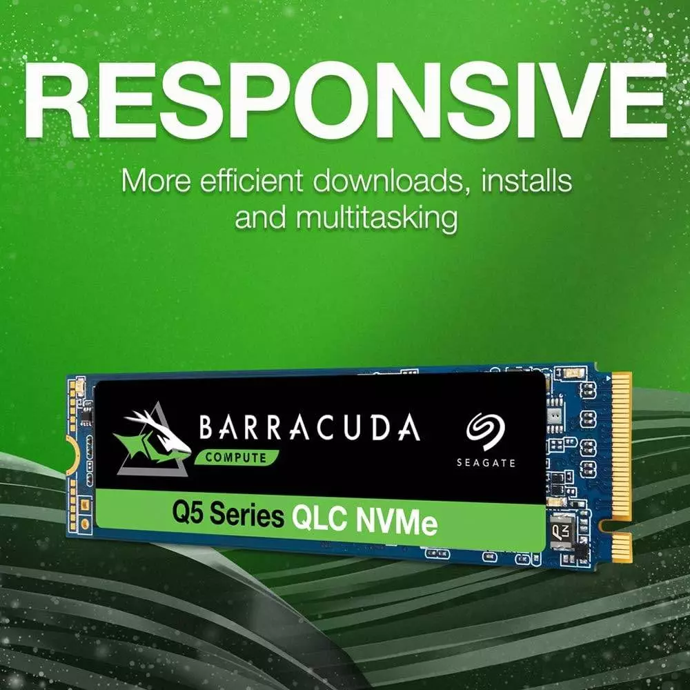 Диск SSD Seagate Barracuda Q5 2TB M.2 2280 NVMe PCIe Gen3x4 - ZP2000CV3A001