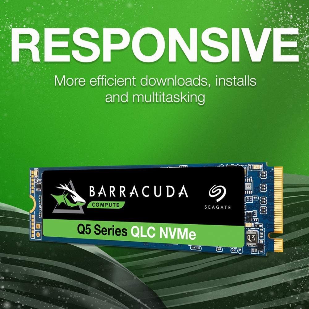 Диск SSD Seagate Barracuda Q5 2TB M.2 2280 NVMe PCIe Gen3x4 - ZP2000CV3A001