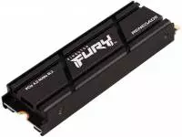 Диск SSD Kingston Fury Renegade 500GB M.2 2280 PCIe 4x4 Heatsink- SFYRSK/500G