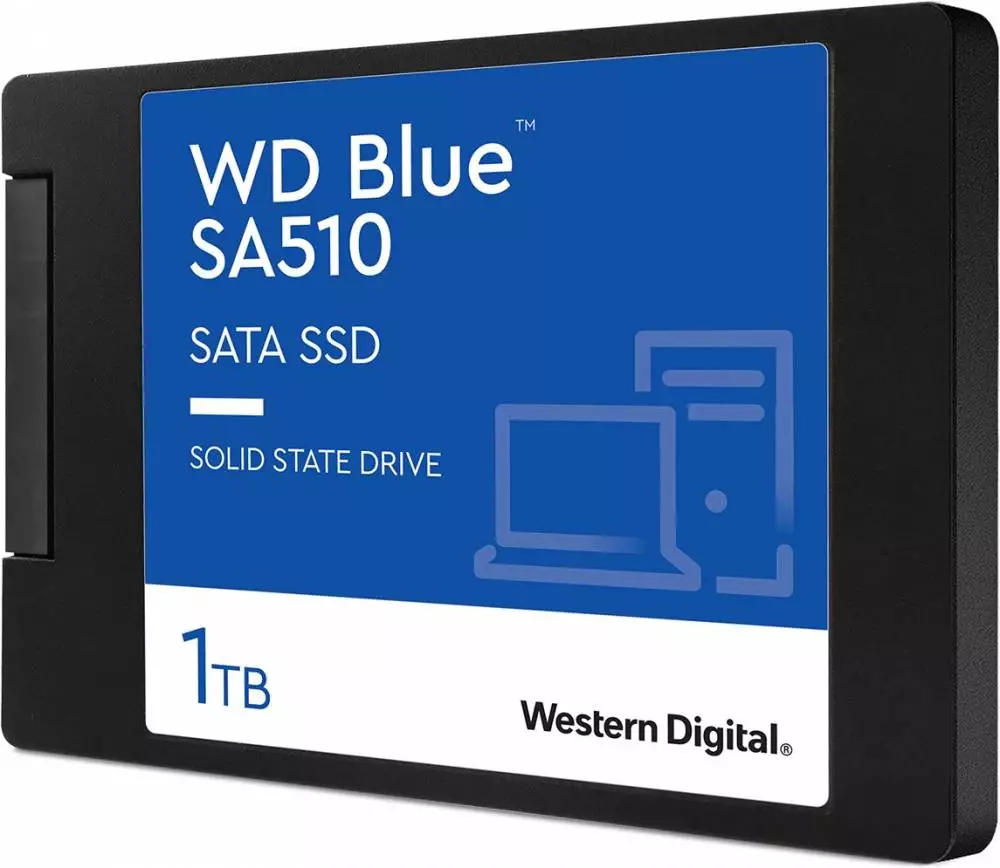 Диск SSD WD Blue 1TB 2.5" SATA 6Gb/s 560/530MB/s - WDS100T3B0A