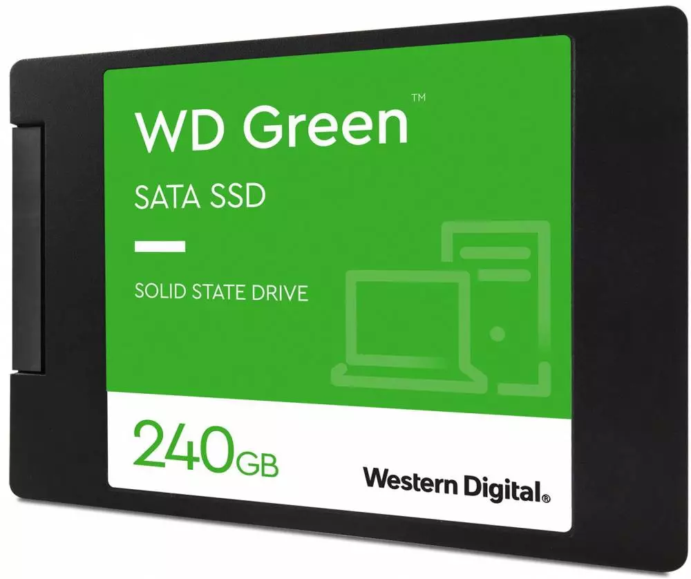 Диск SSD WD Green 240GB 2.5" SATA III 6Gb/s 7mm - WDS240G3G0A