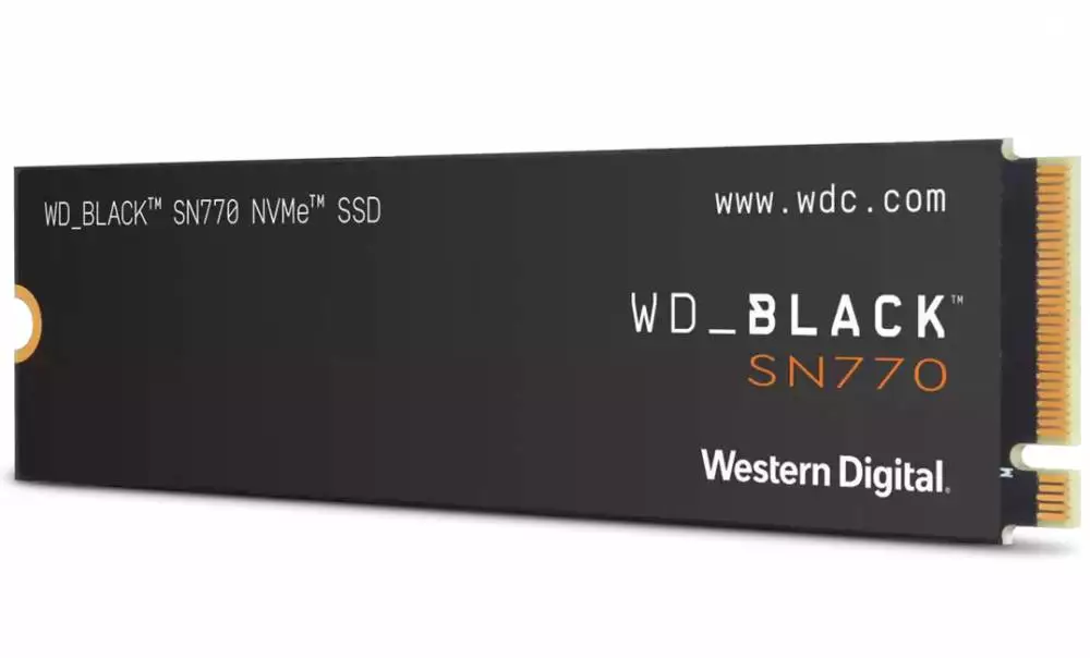 Диск SSD WD Black SN770, 250GB M.2 2280 NVMe PCIe Gen4x4 - WDS250G3X0E