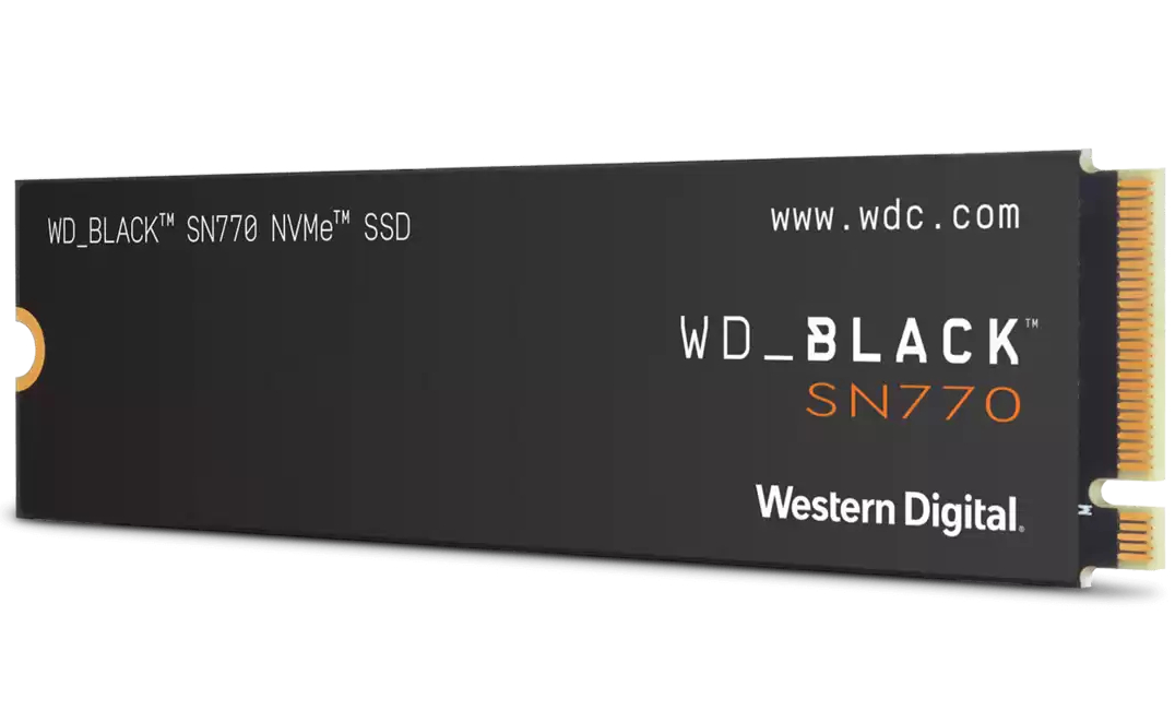 Диск SSD WD Black SN770, 250GB M.2 2280 NVMe PCIe Gen4x4 - WDS250G3X0E