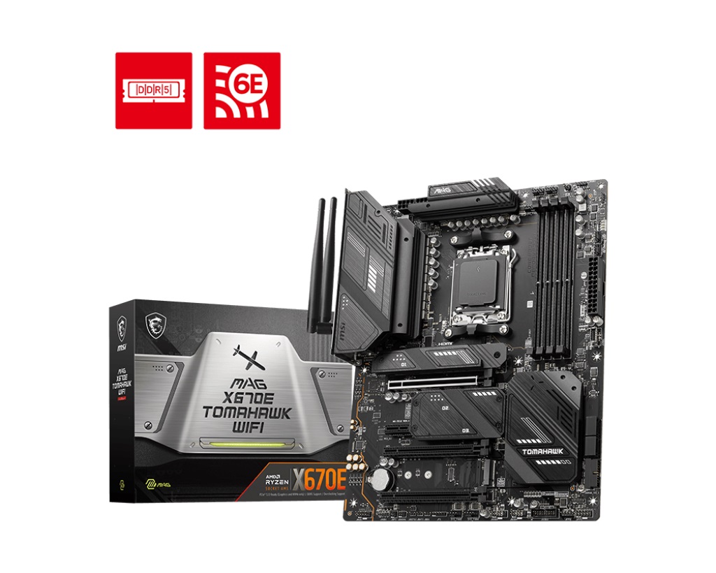 Дънна платка MSI MAG X670E TOMAHAWK WIFI AM5 - 911-7E12-003